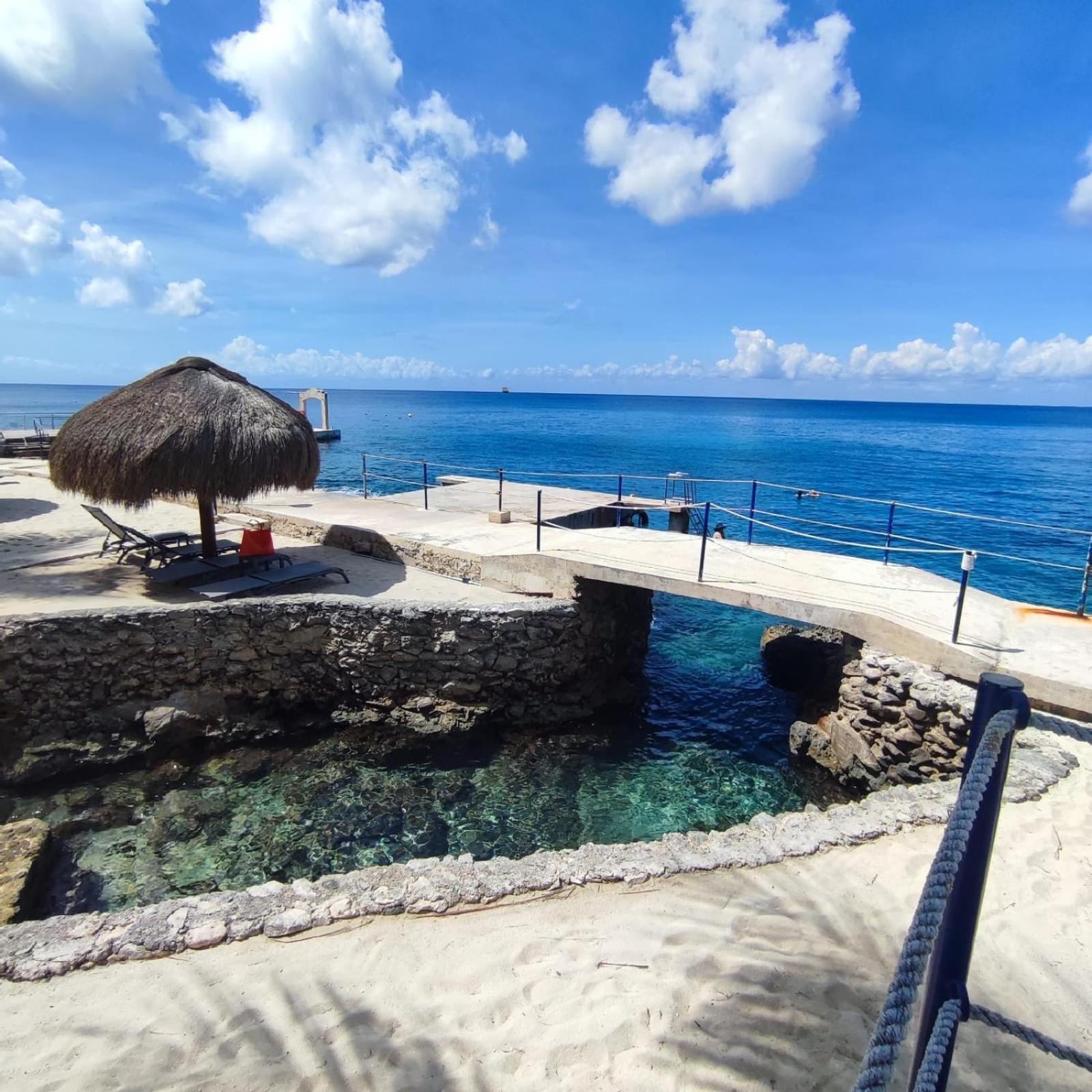 The Queen Of Cozumel Coastal Crown Ocean Front Condominium Sleeps 4 Exterior photo